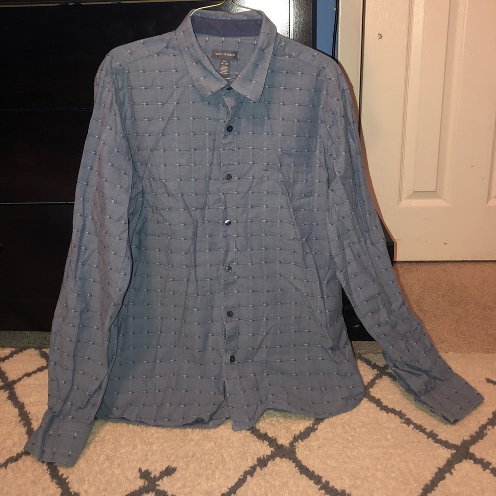 Blue Button Down